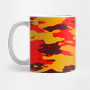 Cute Horizontal Squashed Camo Pattern Mug